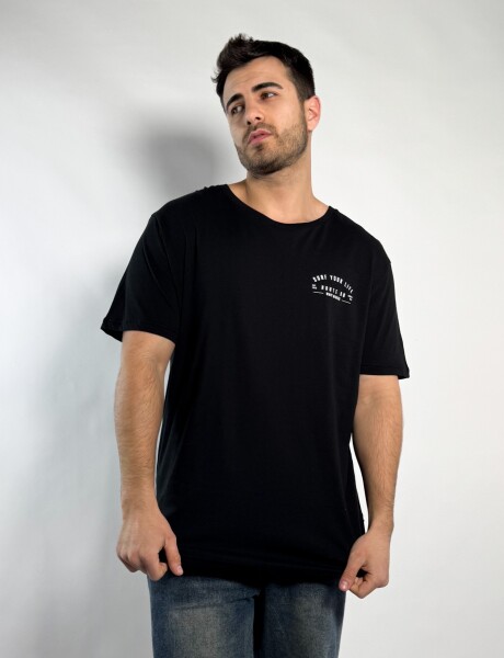 Remera estampada Jey Negro