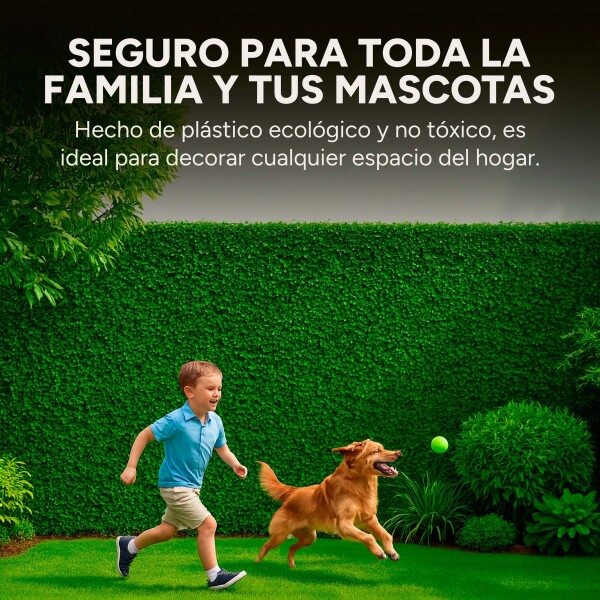 Panel Cesped X2 Pasto Artificial Pared Jardin 60x40cm Muro Panel Cesped X2 Pasto Artificial Pared Jardin 60x40cm Muro