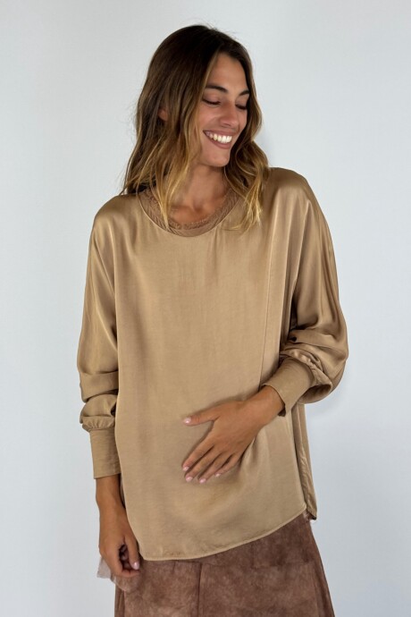 BLUSA LORCA Camel