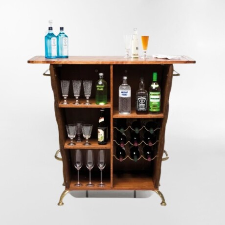 MESA DE BAR LADY ROCK VINTAGE Marrón - -