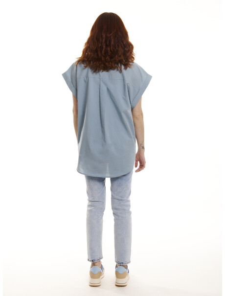 Camisa lisa verde agua