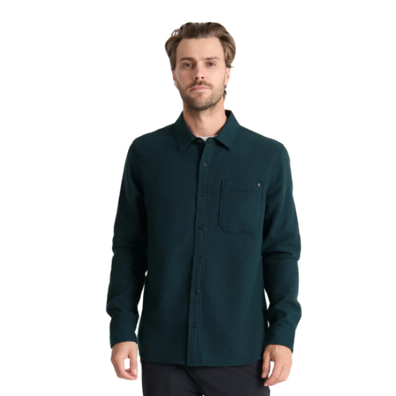 Camisa ML Roark Crossroads Flannel - Verde Camisa ML Roark Crossroads Flannel - Verde