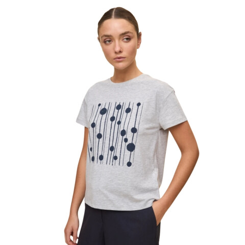 REMERA MARAYA S-XXL GRIS MELAN