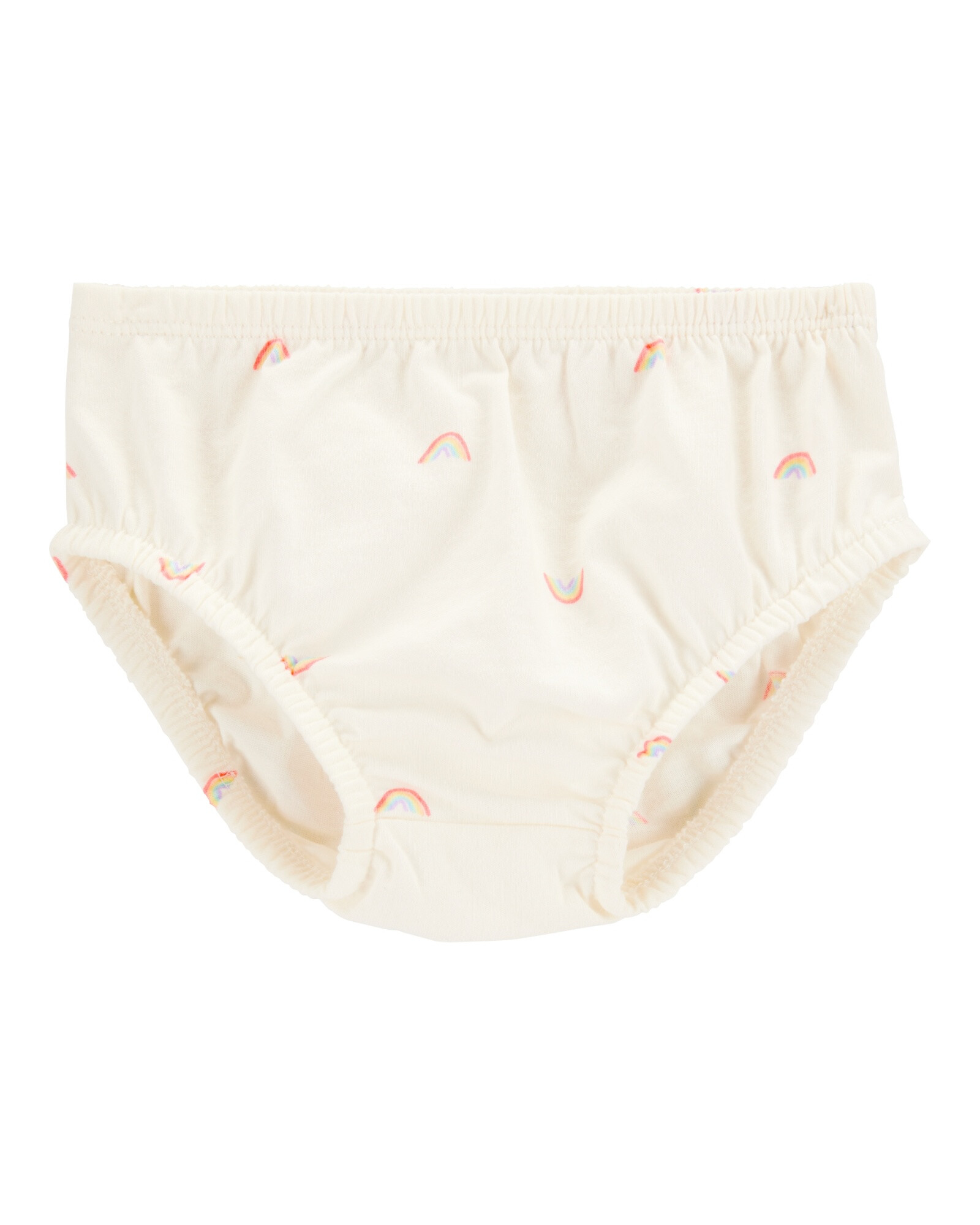 Set dos piezas de algodón, monito bombachudo y vestido, diseño arcoíris Sin color