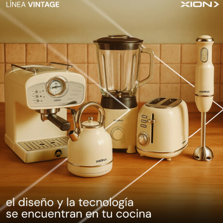 Licuadora Xion Retro con Jarra de Vidrio 700W