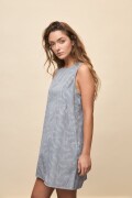 VESTIDO RUGA Negro/Blanco