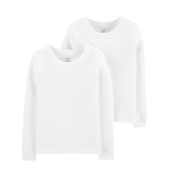 Set Remera x2 Lisa Toddler Blanca Set Remera x2 Lisa Toddler Blanca