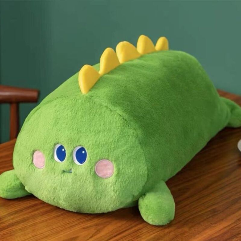 Peluche Almohadón Dinosaurio Verde Unica