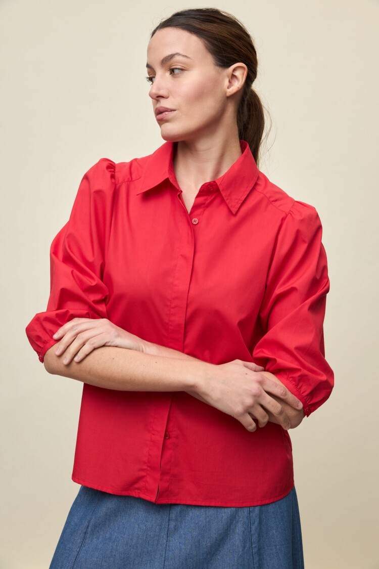 CAMISA ALONDRA SOLID Rojo