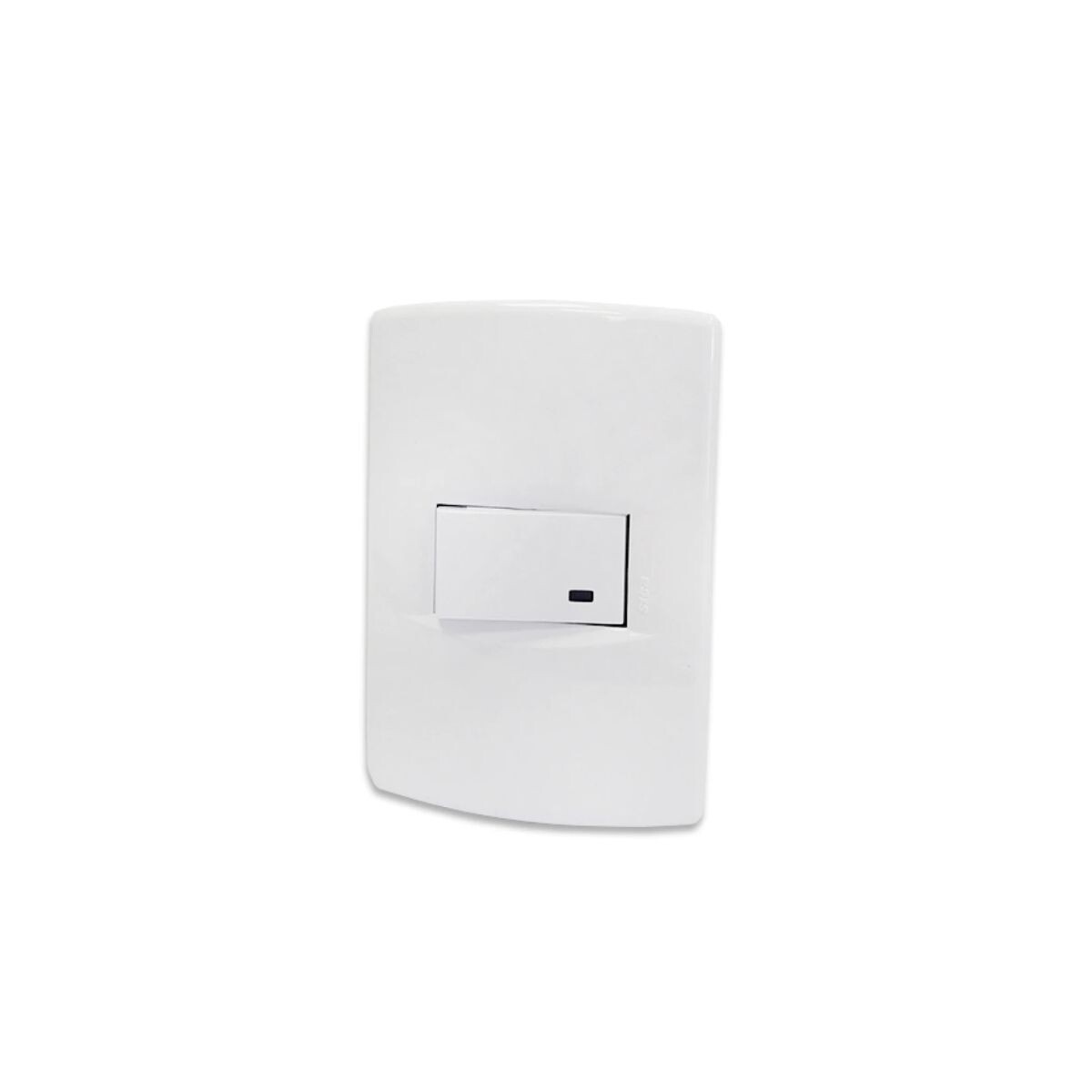 PLAQUETA INTERRUPTOR UNIPOLAR BLANCO SICA Plaqueta Interruptor Unipolar Blanco Sica