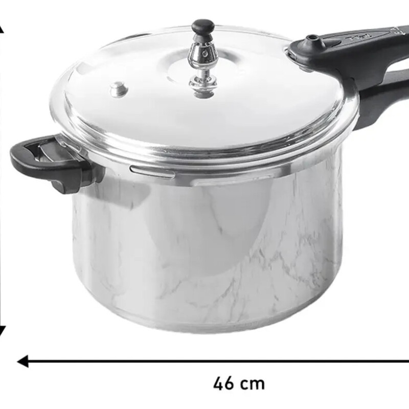 Olla express presión Tefal 8L aluminio 5 sistemas seguridad c/tapa Olla express presión Tefal 8L aluminio 5 sistemas seguridad c/tapa