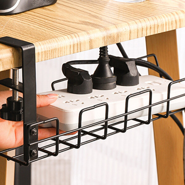 Soporte Alargue Zapatilla Organizador Mesa Escritorio Metal Soporte Alargue Zapatilla Organizador Mesa Escritorio Metal