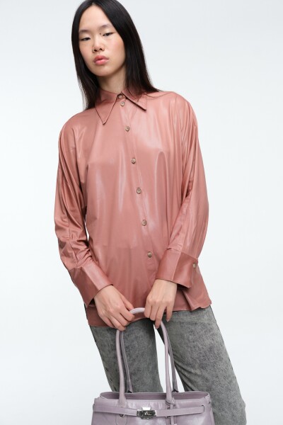 CAMISA BRILLO Camel