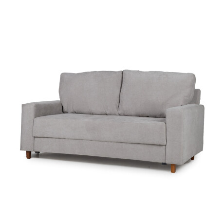 Sofá Modus (Outlet) - Tela Microfibra - 2 cuerpos Berlin 05 (Ceniza)