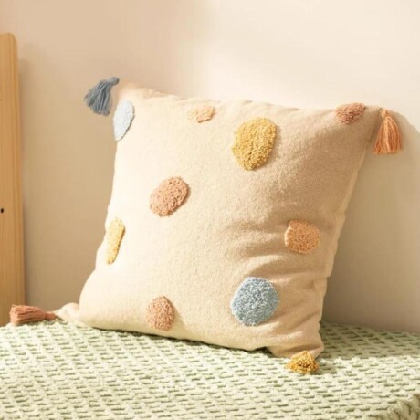 Funda de almohadón LOLO Beige - -
