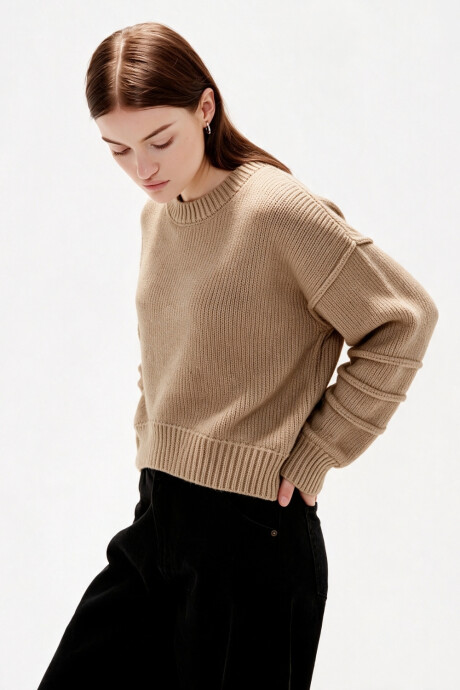 Sweater Propal Beige Oscuro