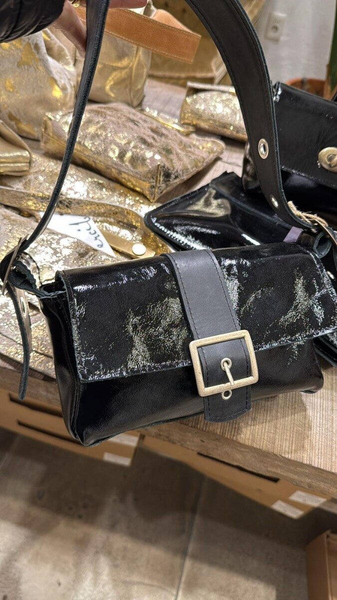 Cartera Baby Jade - Negro Charol 