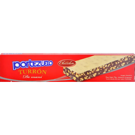 TURRON PORTEZUELO 70G CHOCOLATE TURRON PORTEZUELO 70G CHOCOLATE