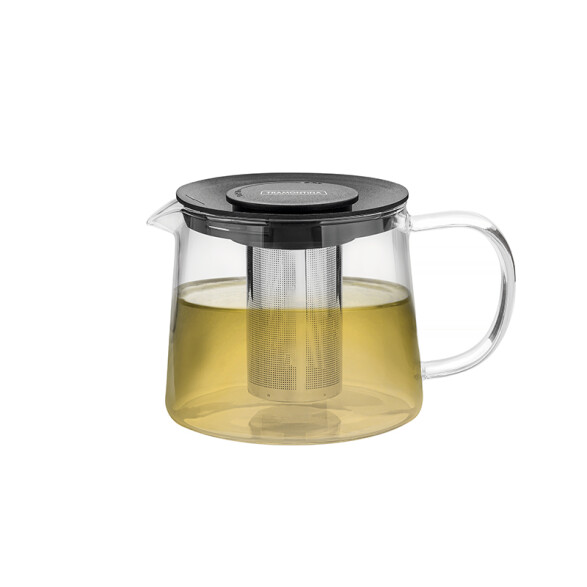 Tetera de vidrio e inox. con infusor 900ml. TF6620