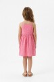 Vestido tirantes estampa floral ROSADO