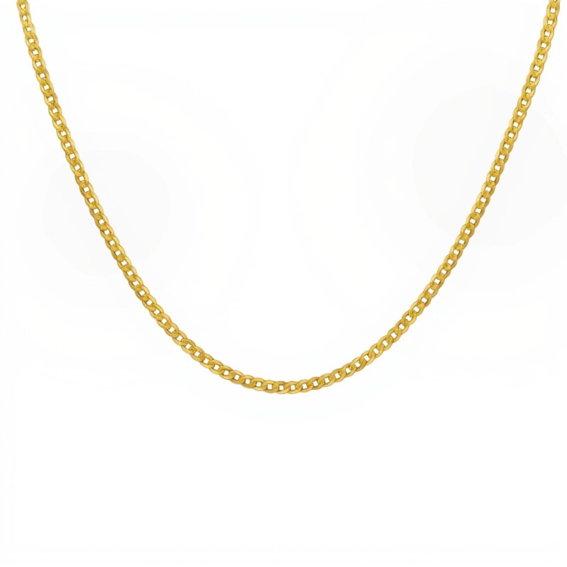 Cadena oro cubana -Oro bajo -Sin Piedra-CD8029 sinpiedra
