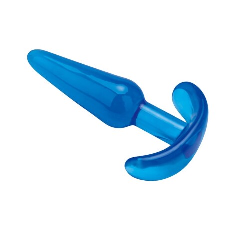 4.25" Slim Tapered Butt Plug Anal Blue Line 4.25" Slim Tapered Butt Plug Anal Blue Line