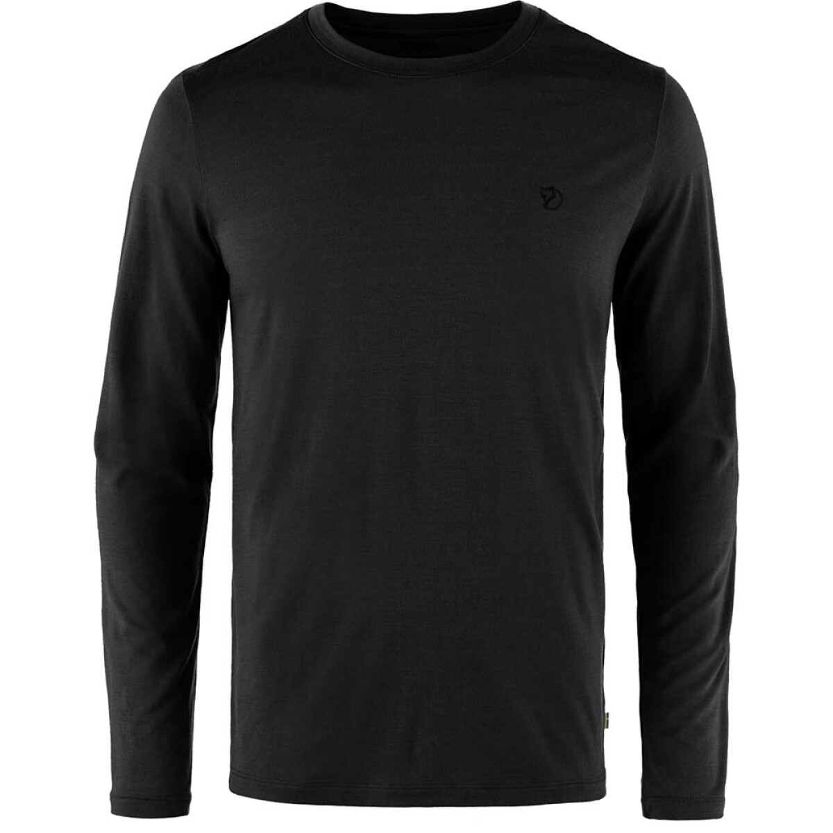 Polo Fjallraven Abisko Wool LS M Hombre - Black 