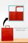 Bolsa lisa acuario 30x12x32 cm ROJO