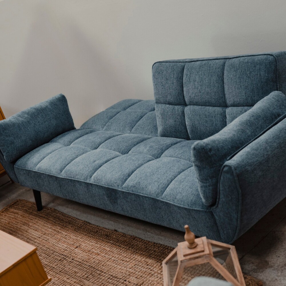 Sillón Cama 3 Cuerpos Retráctil - Frida Azul