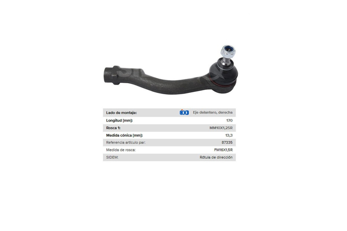 Puntero Hyundai I30, Kia Cerato 06-25 Der Puntero Hyundai I30, Kia Cerato 06-25 Der