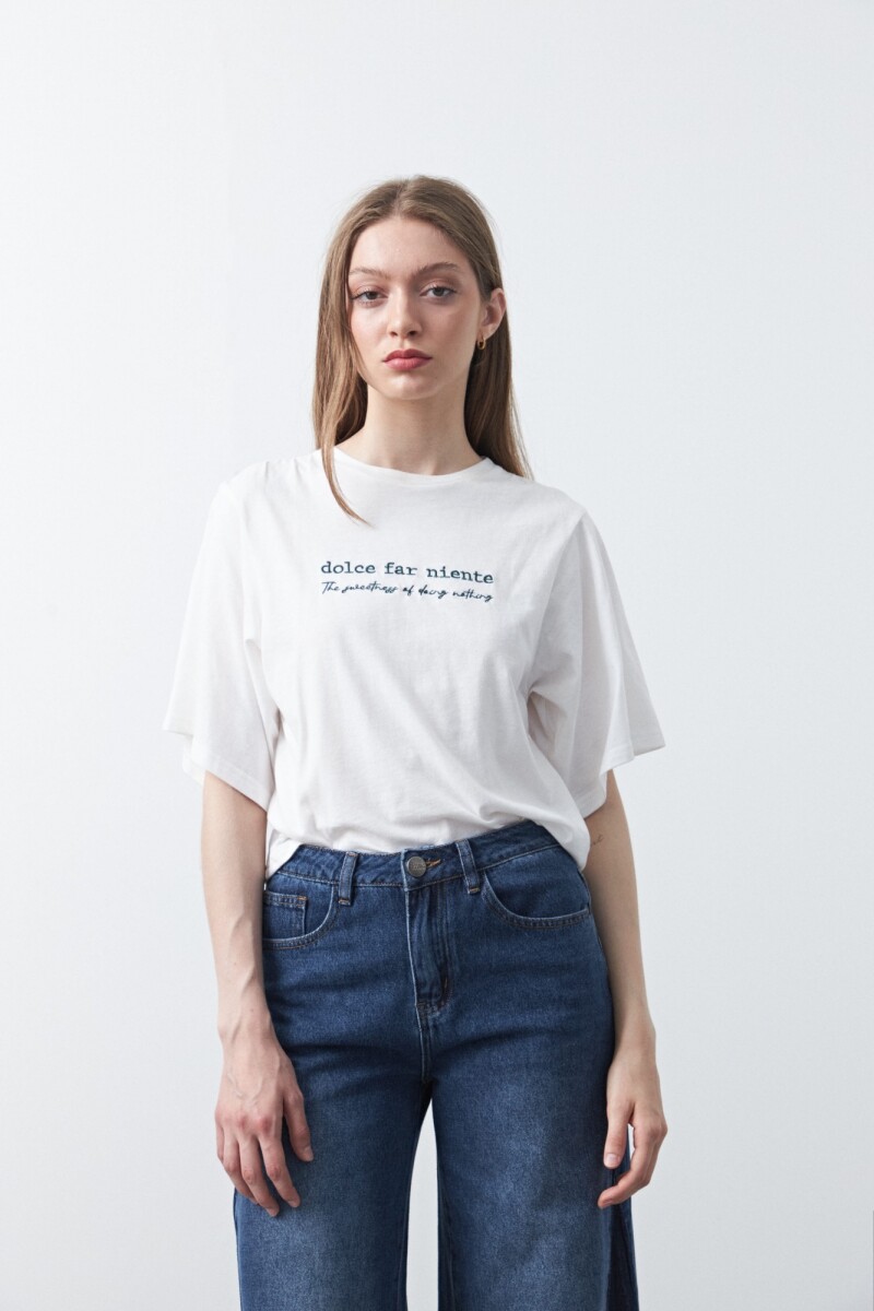 REMERA ALGARROBO Blanco