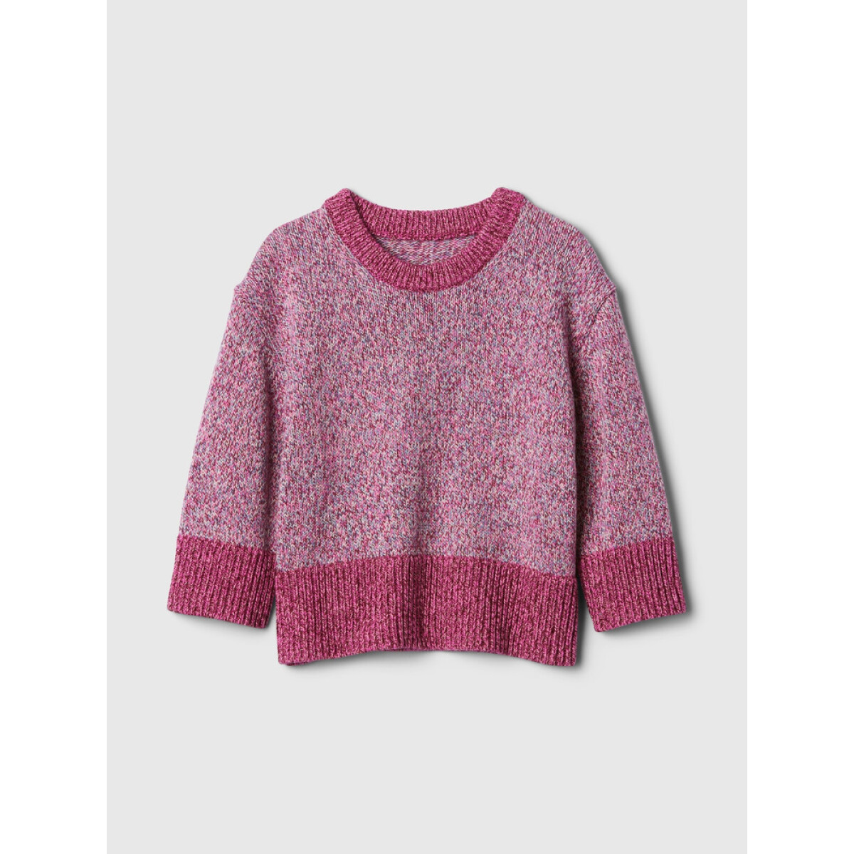 24/7 BOXY CREW SWTR - PURPLE MARL 