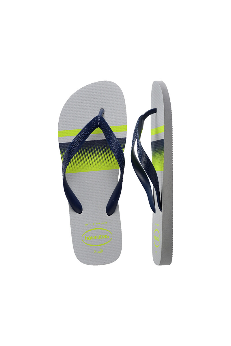 Chancletas Havaianas Blanco y Verde