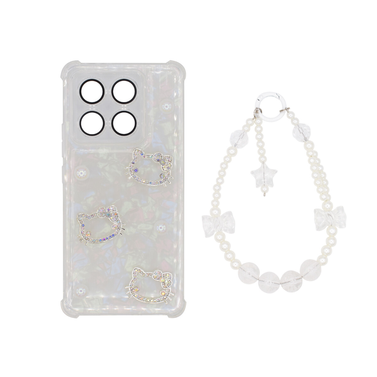 Protector para Honor Magic7 Lite tornasolado perlas 