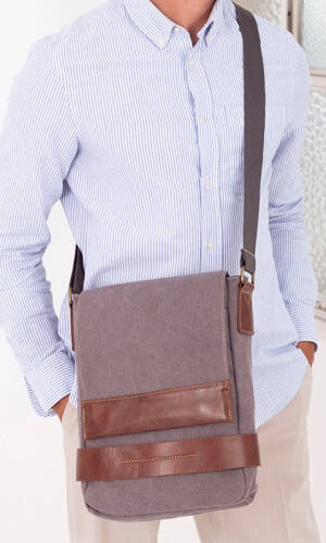 MATERA -MORRAL FUJI CANVAS GRIS