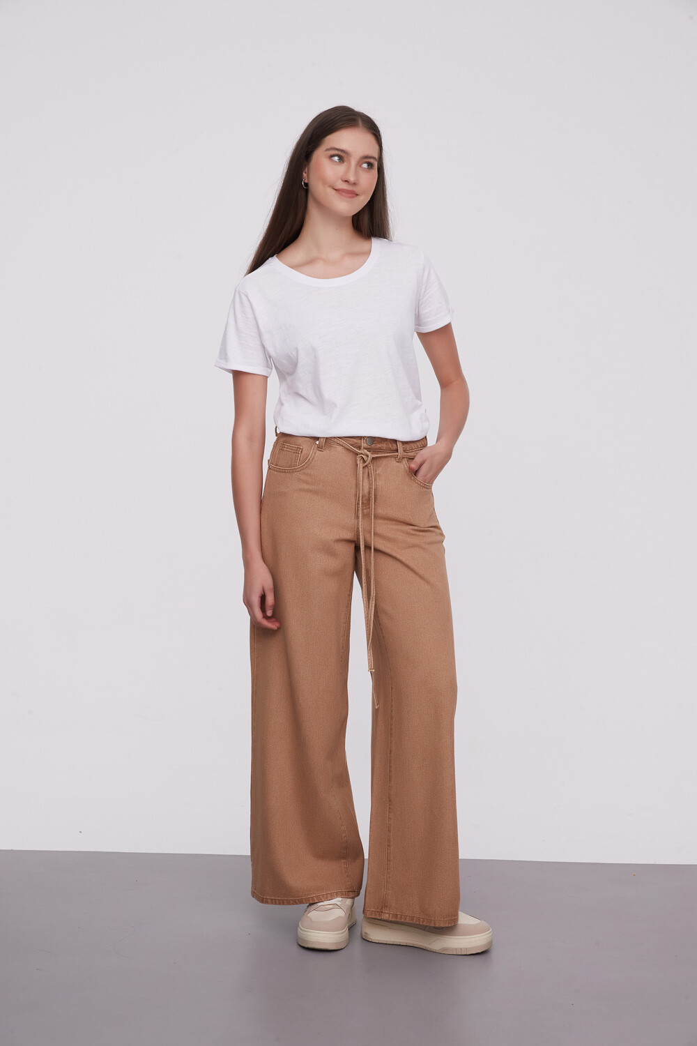 Pantalon Flosky Beige Oscuro