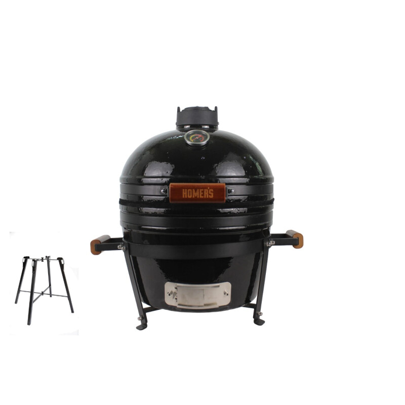 Kamado 16" con soporte elevador de obsequio Kamado 16" con soporte elevador de obsequio