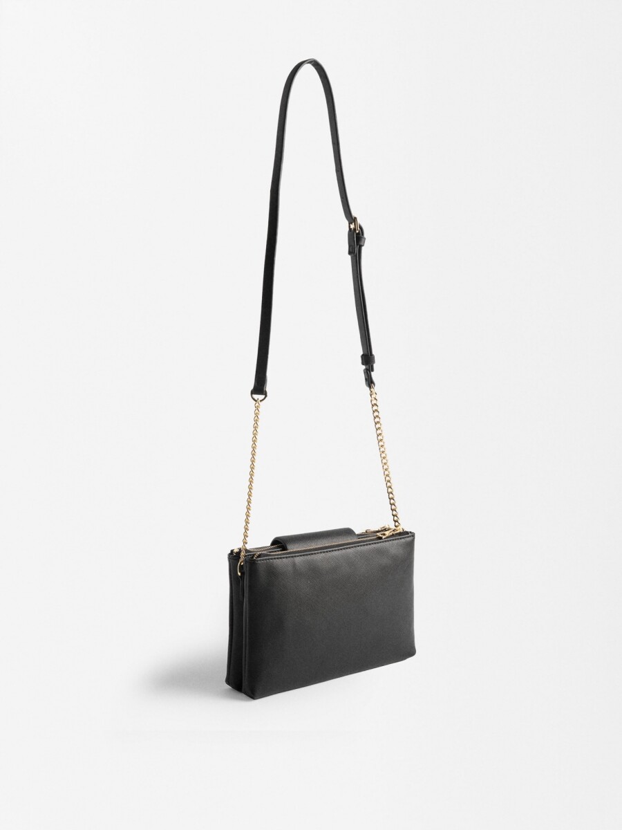 Bolso Bandolera Doble negro