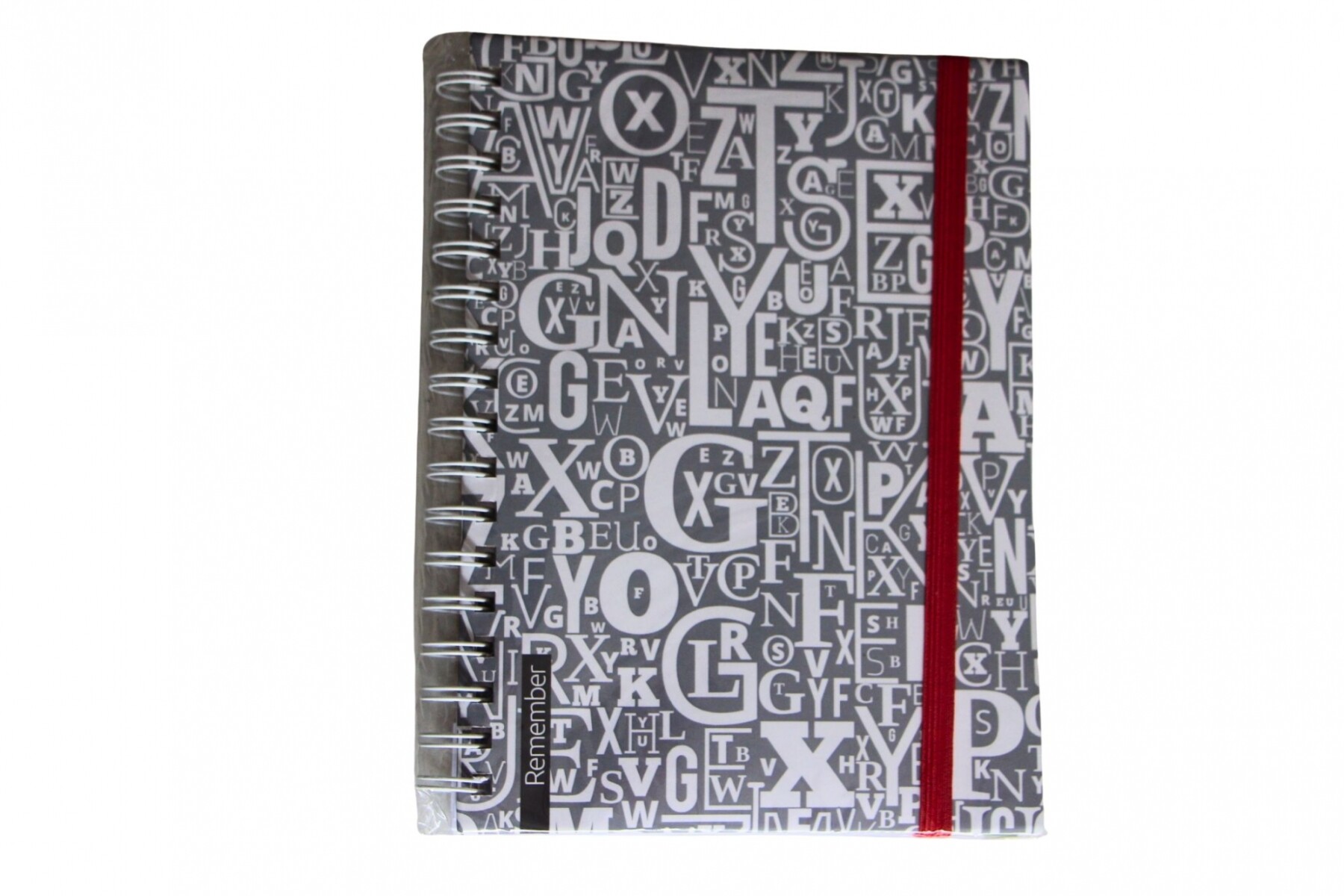 CUADERNO REMEMBER PRINT 17X23 - TAPA LETRAS 