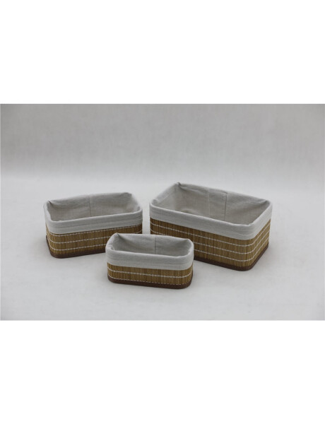 CESTO REC BAMBÚ FORRADO TELA 24X14X10CM NAT CESTO REC BAMBÚ FORRADO TELA 24X14X10CM NAT