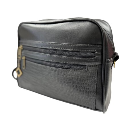 Bandolera Princess Cinta Gris y negro Negro