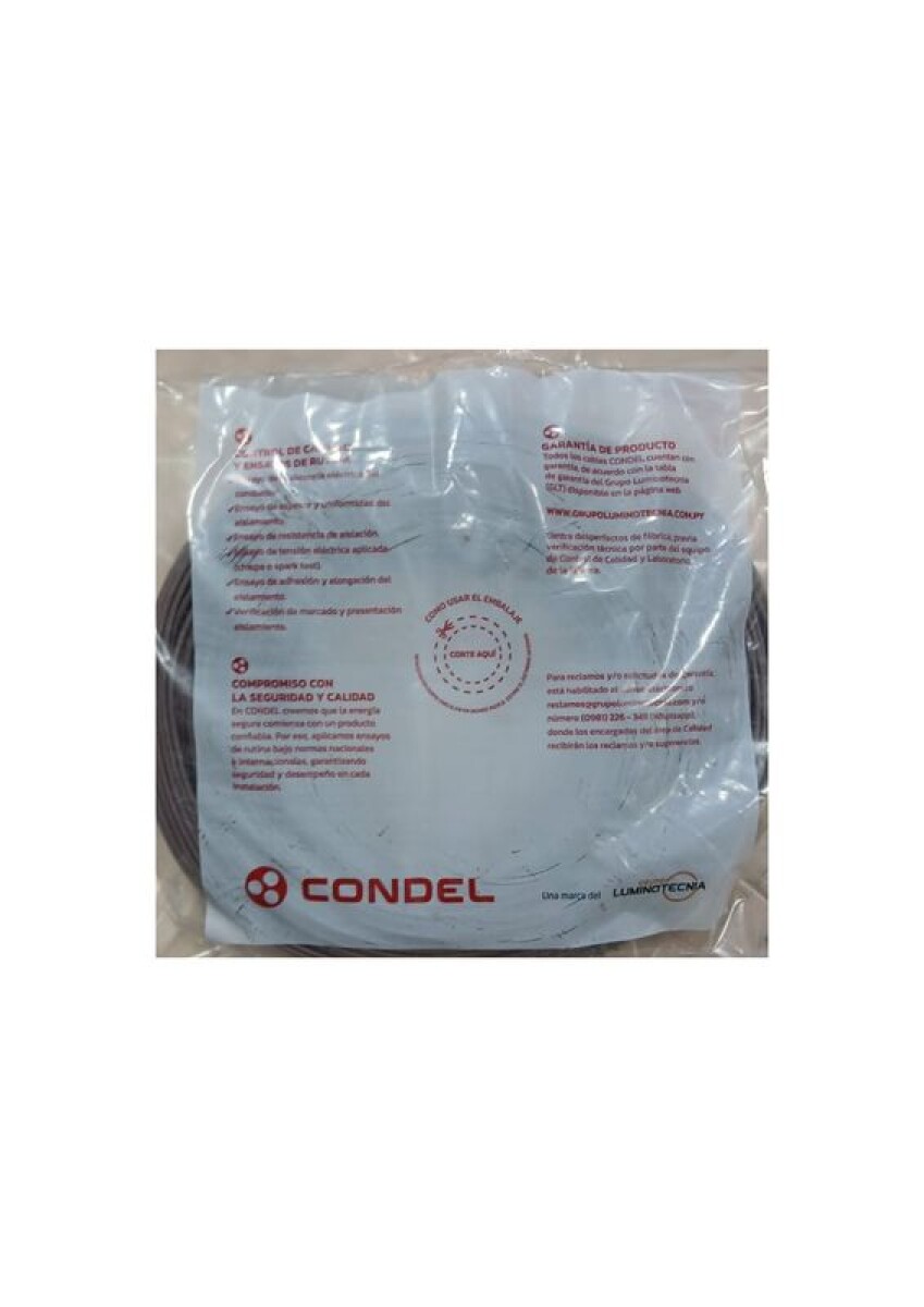 CABLE CORDON 2X2,00MM2 MA CONDEL — Luminotecnia