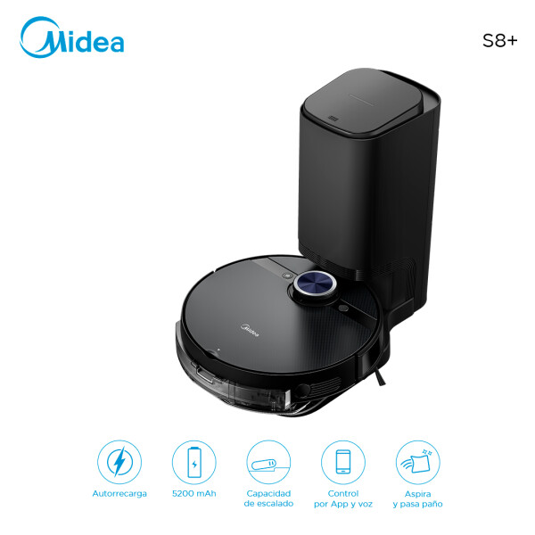 Aspiradora y trapeadora robot Midea S8+ Aspiradora y trapeadora robot Midea S8+