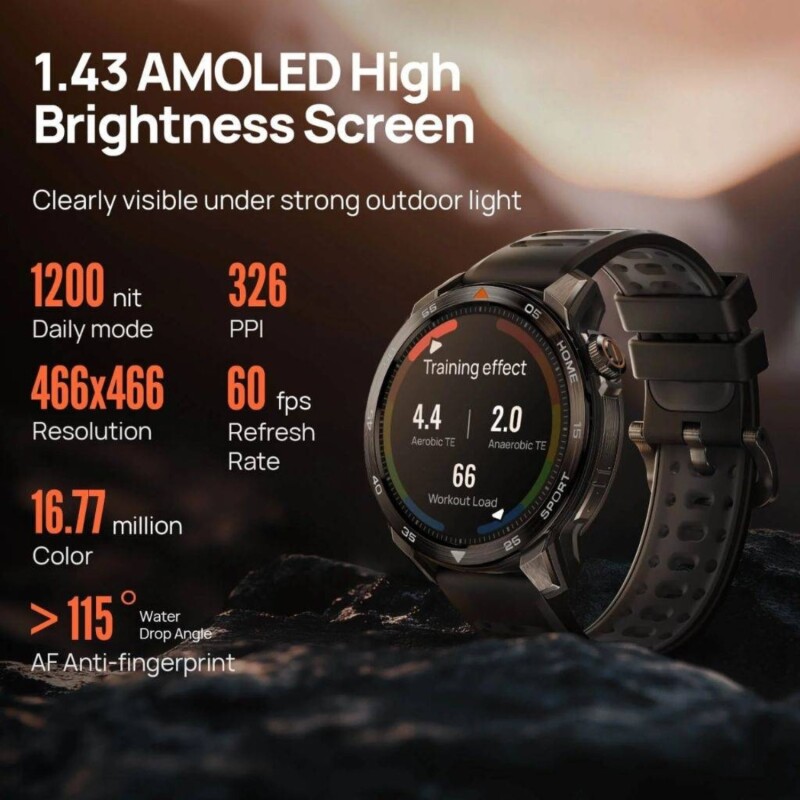 Reloj Smartwatch Xiaomi Mibro GS Pro 2 1.43" 460mAh Beige
