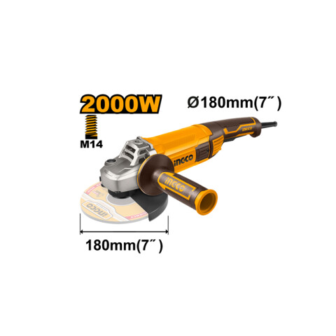 Amoladora recta 1/4" (Ø6mm) 550W 29000 rpm ING0044
