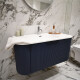 MUEBLE BALDI COLGAR LAQUEADO Azul MATE y bacha 100X50X42 GAMAS DE AZUL