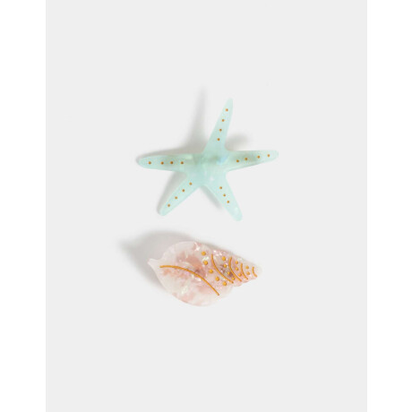 Set De Piquitos Playeros Combinacion Bicolor