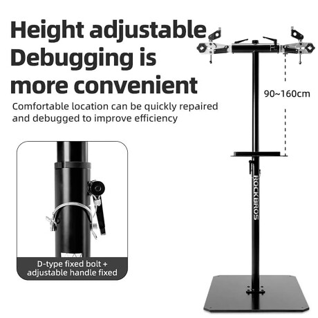 Soporte de Sujeción Rotable 360° Rockbros para 2 Bicicletas 001