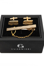 Gemelos con Sujetacorbata DORADO