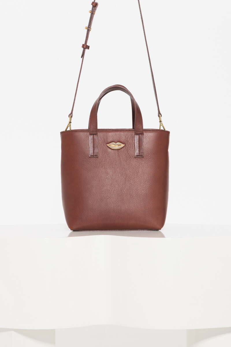TOTE LIPSTICK SMALL Marron